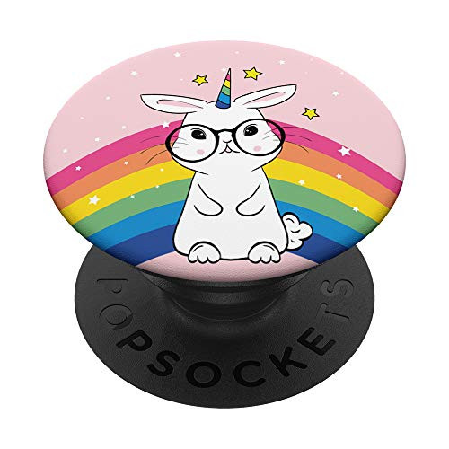 Cute Rabbit Unicorn PopSocket Rainbow Colorful On Pink PopSockets Grip and Stand for Phones and Tablets Cute Rabbit Unicorn PopSocket Rainbow Colorful On Pink PopSockets Grip and Stand for Phones and Tablets