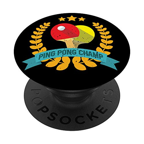 Ping Pong Champ Table Tennis PopSockets Grip and Stand for Phones and Tablets Ping Pong Champ Table Tennis PopSockets Grip and Stand for Phones and Tablets