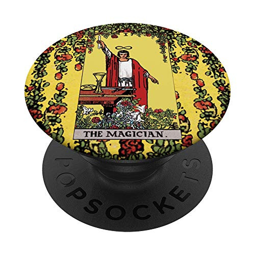 Tarot Card Magician for Tarot Card Reader Psychic PopSockets PopGrip- Swappable Grip for Phones  and  Tablets