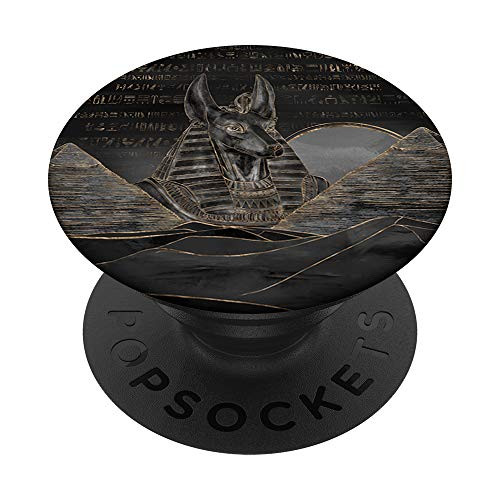 Ancient Egyptian Anubis Ornament PopSockets PopGrip- Swappable Grip for Phones  and  Tablets