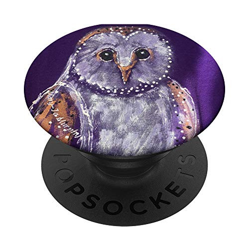 Purple Owl PopSockets Grip and Stand for Phones and Tablets Purple Owl PopSockets Grip and Stand for Phones and Tablets