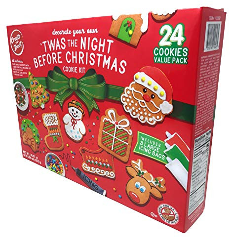 Create-A-Treat Gingerbread Cookie Decorating Kit Value Pack 24 Cookies 38.07 oz.