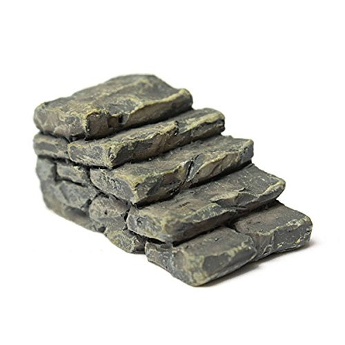 QULONG Garden Ornaments Outdoor Miniature Garden Bridge Stair Ornament Dollhouse Outdoor Decor Home Decoration QULONG Garden Ornaments Outdoor Miniature Garden Bridge Stair Ornament Dollhouse Outdoor Decor Home Decoration