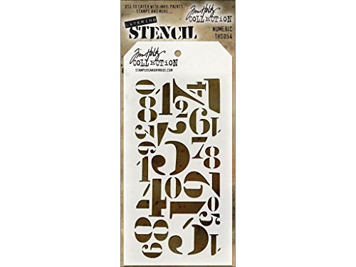 Stampers Anonymous StampersA Layering Stencil THoltz Numeric