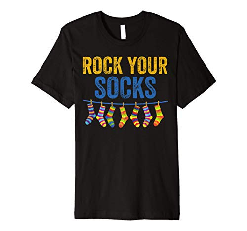 Rock Your Socks Awareness Shirt World Down Syndrome Day Premium T-Shirt