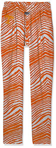 NCAA Tennessee Volunteers Men's Zebra Pant Orange-White Large