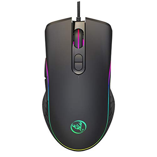 CUCUDAI A867 Gaming Mouse 7 Buttons 6400Dpi Optical USB Wired Desktop Mice RGB Backlit Mice for PC Computer Laptop Gamers CUCUDAI A867 Gaming Mouse 7 Buttons 6400Dpi Optical USB Wired Desktop Mice RGB Backlit Mice for PC Computer Laptop Gamers