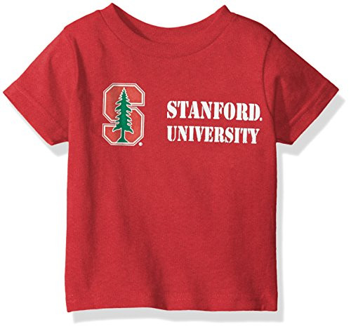 Two Feet Ahead NCAA Stanford Cardinal Children Unisex Short Sleeve Tshirt5?Crimson
