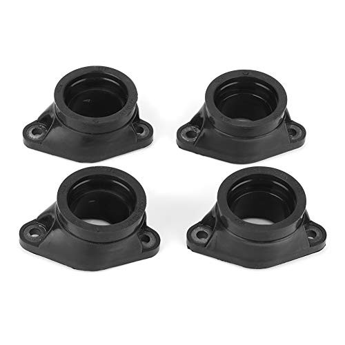 Intake Manifold Boot Fit for Suzuki GSXR750 GR77A 1989-1990 4pcs Carb Carburetor Flange Intake Manifold Boot Joint 13101-17C01