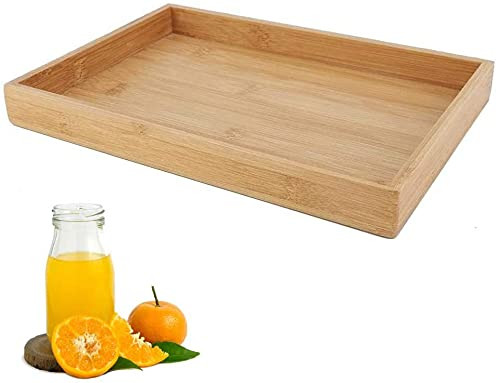 Wooden Serving Tray Set Bamboo Serving Trays Japanese Style Rectangular Food Serving Tray Wooden Serving Platters Bamboo Trays-2819.53 cm-