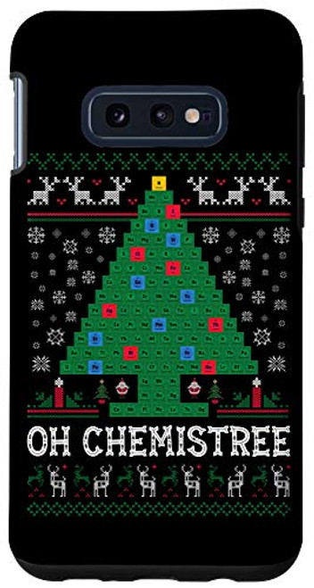 Galaxy S10e Oh Chemistree Funny Science Periodic Table Christmas Tree Case