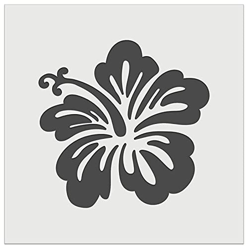 Pretty Hibiscus Flower Tropical Wall Cookie DIY Craft Reusable Stencil - 5.5 Inch