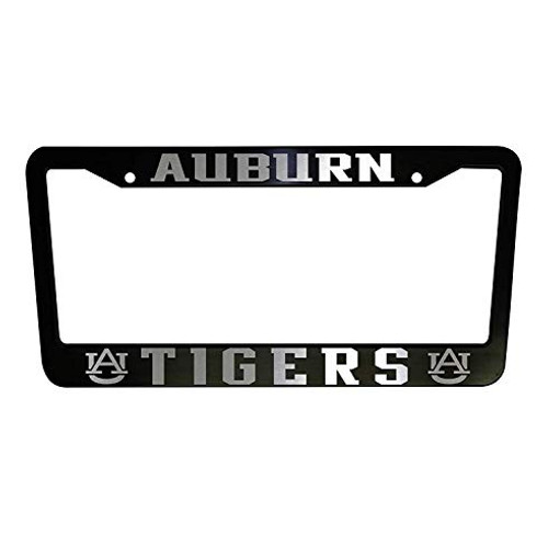 First Rober Auburn Tigers University Aluminum Alloy Black License Plate Frame Stainless Metal Tag Holder 12" X 6" First Rober Auburn Tigers University Aluminum Alloy Black License Plate Frame Stainless Metal Tag Holder 12" X 6"