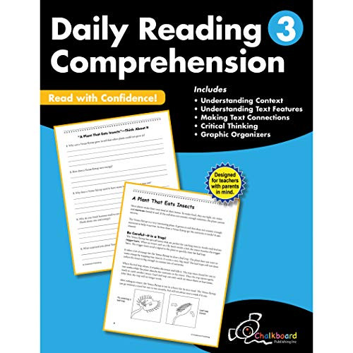 Creative Teaching Press CTP8183 Daily Reading Comprehension Workbook Grade 3