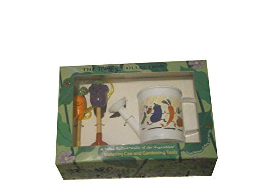 Muffy Vanderbear "Waltz of Vegetables" A Salad Ballad Watering Can & Gardening Tools