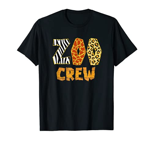 Zoo Crew Animal Print for Kids or Adults Zoo Group T-Shirt