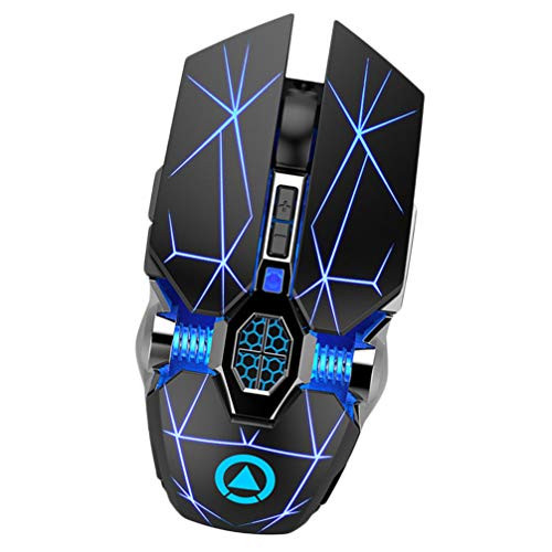 SOLUSTRE Wireless Gaming Mouse Rechargeable Silent Mouse Computer Accessories Home Mouse