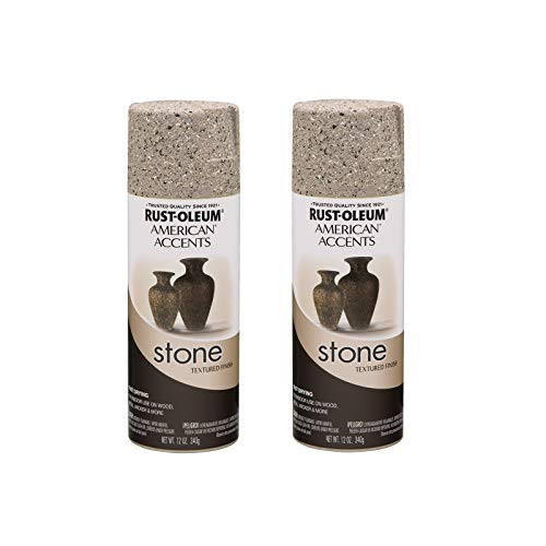 Rust-Oleum 7995830A2 Stone Creations Spray Paint 2 Pack Pebble 2 Count
