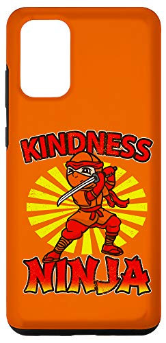 Galaxy S20 plus Orange UNITY DAY Kindness Ninja design. Anti Bullying Gift Case