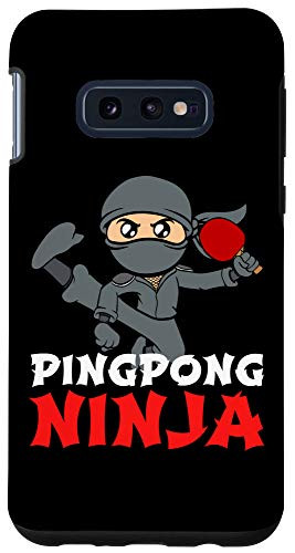 Galaxy S10e Pingpong Ninja Table Tennis Apparel Item Case