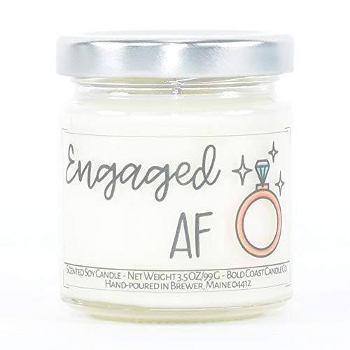 Engaged AF Scented Soy Candle -Blue Spruce 3.5 oz-