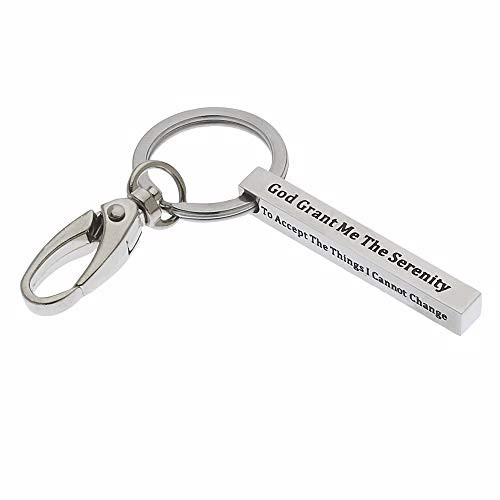 Serenity Keychain God Grant Me The SerenityInspirational Keychain, Motivational Gifts