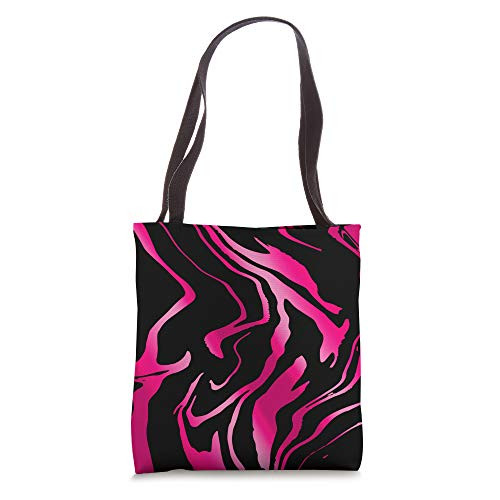 Pink Liquid Paint - Artsy Color Pattern - Art Lover Gift Tote Bag