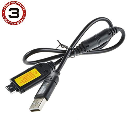 SLLEA USB DC Battery Charger plusData SYNC Cable Cord for Samsung HZ30w HZ35w ST500 Camera