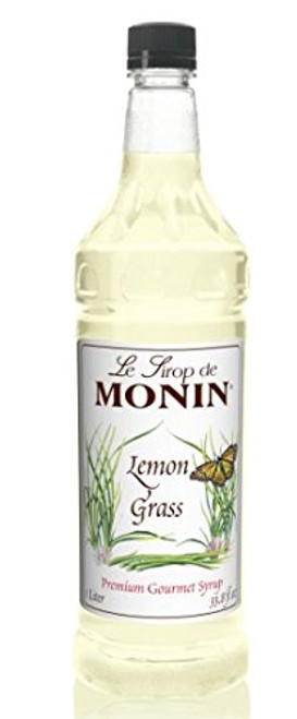 Monin Flavored Syrup, Lemon Grass, 33.8-Ounce Plastic Bottle (1 Liter)