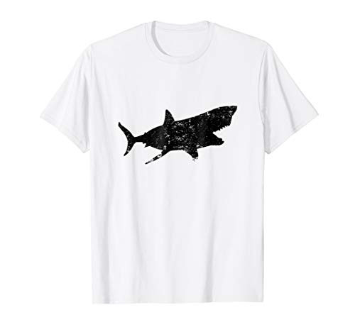 Vintage Shark T-Shirt - Great White Shark Bite Tee Shirt