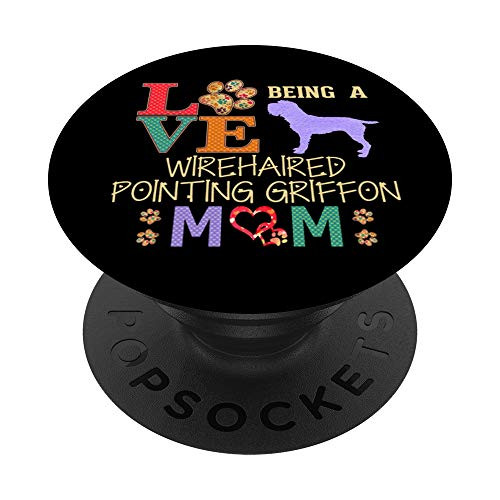 Wirehaired Pointing Griffon Gifts for Moms PopSockets Grip and Stand for Phones and Tablets