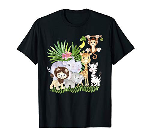 Zoo Animals Wildlife Birthday Party A Day At The Zoo Safari T-Shirt Zoo Animals Wildlife Birthday Party A Day At The Zoo Safari T-Shirt