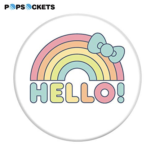 PopSockets: Collapsible Grip & Stand for Phones and Tablets - Hello Kitty Rainbow