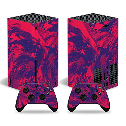 Xbox Series X Skin Stickers Decal Full Body Vinyl Cover for Microsoft Xbox Series X Console and Controllers -Paint-