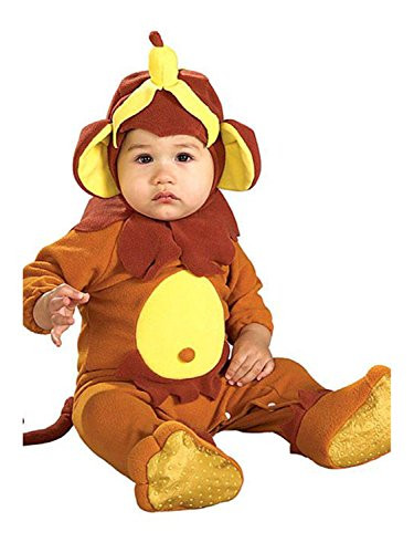 Rubies Costume Monkey See Monkey Do Child Romper Halloween Newborn Costume - 885620