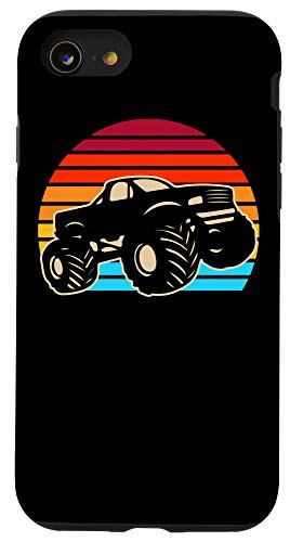 iPhone SE -2020- - 7 - 8 Retro Monster Trucks - Vintage Big Trucks Case