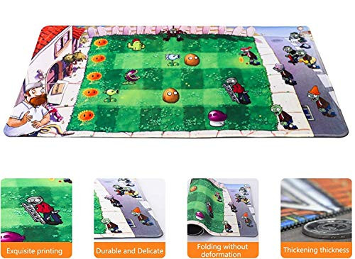 Plants VS Zombies Toy PVC Battle Map Game Plan Map Film Waterproof Dwaterproof Mat Color Printed Decorative Operational Layout Posture Kids Toy