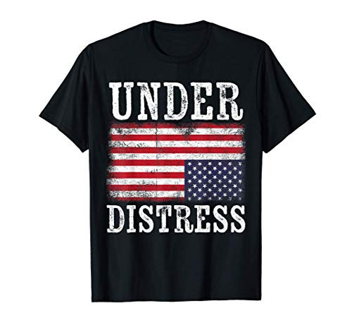 Upside Down American Flag Under Distress United States USA T-Shirt Upside Down American Flag Under Distress United States USA T-Shirt