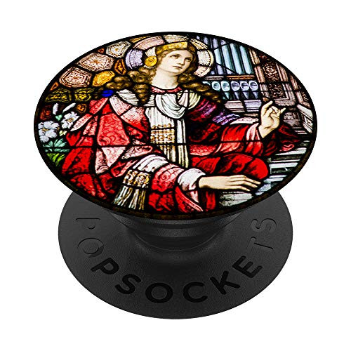 St. Cecilia Patron Saint Of Music Gift Catholic Confirmation PopSockets Grip and Stand for Phones and Tablets