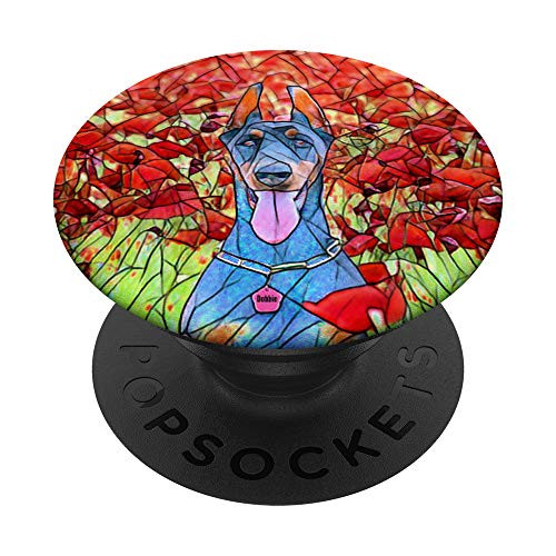 Doberman Pinscher Gift for Women Dobbie Gifts PopSockets PopGrip- Swappable Grip for Phones and Tablets Doberman Pinscher Gift for Women Dobbie Gifts PopSockets PopGrip- Swappable Grip for Phones and Tablets