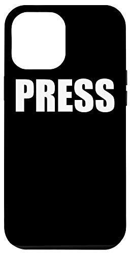 iPhone 12 Pro Max PRESS for Journalists Reporters News Media Case