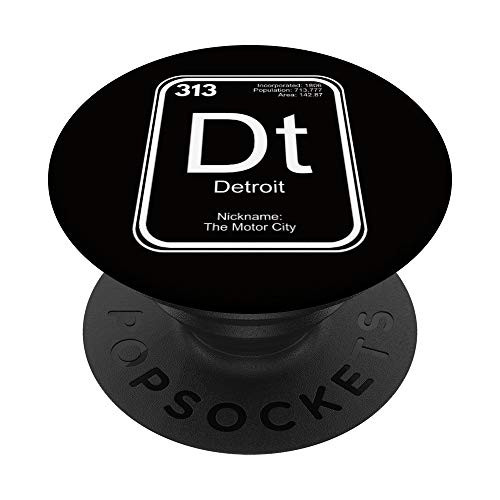 Detroit Periodic Table Michigan Gift PopSockets PopGrip- Swappable Grip for Phones and Tablets Detroit Periodic Table Michigan Gift PopSockets PopGrip- Swappable Grip for Phones and Tablets