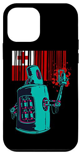iPhone 12 mini Tonga Heritage Tongan Roots Robot Spray Paint Case