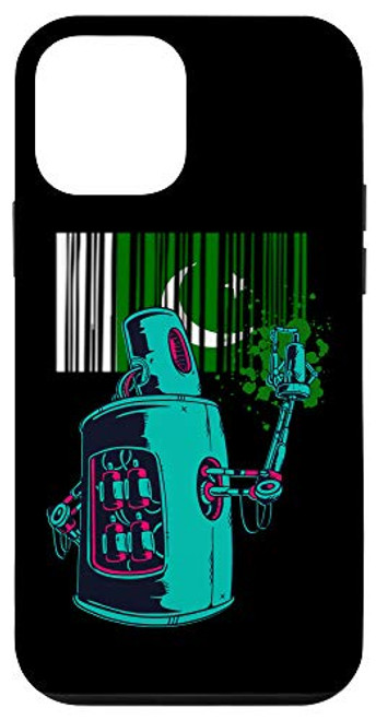 iPhone 12 mini Pakistan Heritage Pakistani Roots Robot Spray Paint Case
