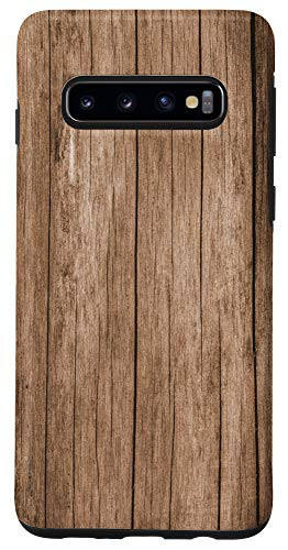 Galaxy S10 Old Wood Grain Planks Case