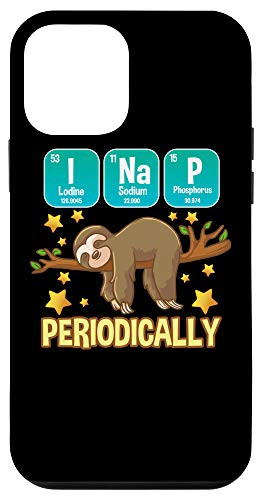 iPhone 12 mini Funny Science Sloth Tee I Nap periodically Periodic Table Case