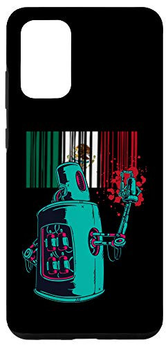 Galaxy S20 plus Mexico Heritage Mexican Roots Robot Spray Paint Case
