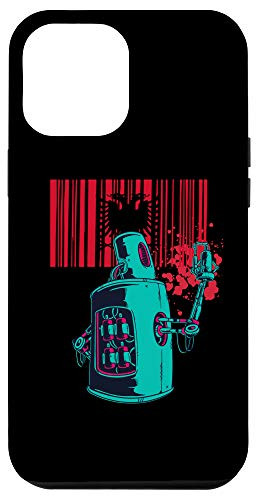 iPhone 12 Pro Max Albania Heritage Albanian Roots Robot Spray Paint Case