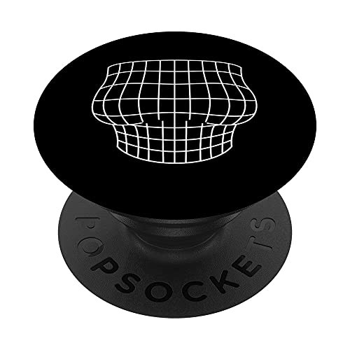 Funny Big Boob Optical Illusion Gift Women Cool Large Chest PopSockets PopGrip- Swappable Grip for Phones  and  Tablets