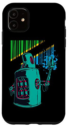 iPhone 11 Tanzania Heritage Tanzanian Roots Robot Spray Paint Case